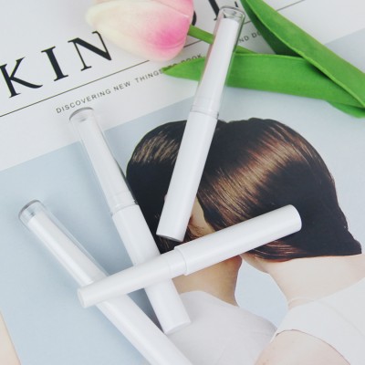 Unique white packaging design bottle tubes labels plastic round lipstick tube