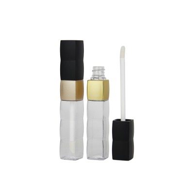 New unique private label cosmetic plastic packaging tube lipgloss tube with logo