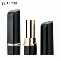 PA-1087 Shiny black empty cosmetic packaging lipstick custom design