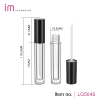 Charming lipgloss packing tube round lip gloss tube for wholesale