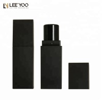 PA-1062A Matte black big square plastic lipstick tube wholesale