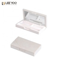 PA-1014B1 White empty eyeshadow palettes wholesale pressed eyeshadow makeup case