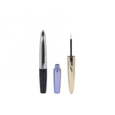 Custom oem 6g round empty eye liner bottle case container packaging liquid eyeliner tube with brush