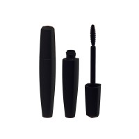 Diamond shape empty plastic black matte finish mascara tube increase eyelash